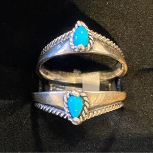 Carolyn Pollock old stock, turquoise jacket ring 925 SZ 9.5